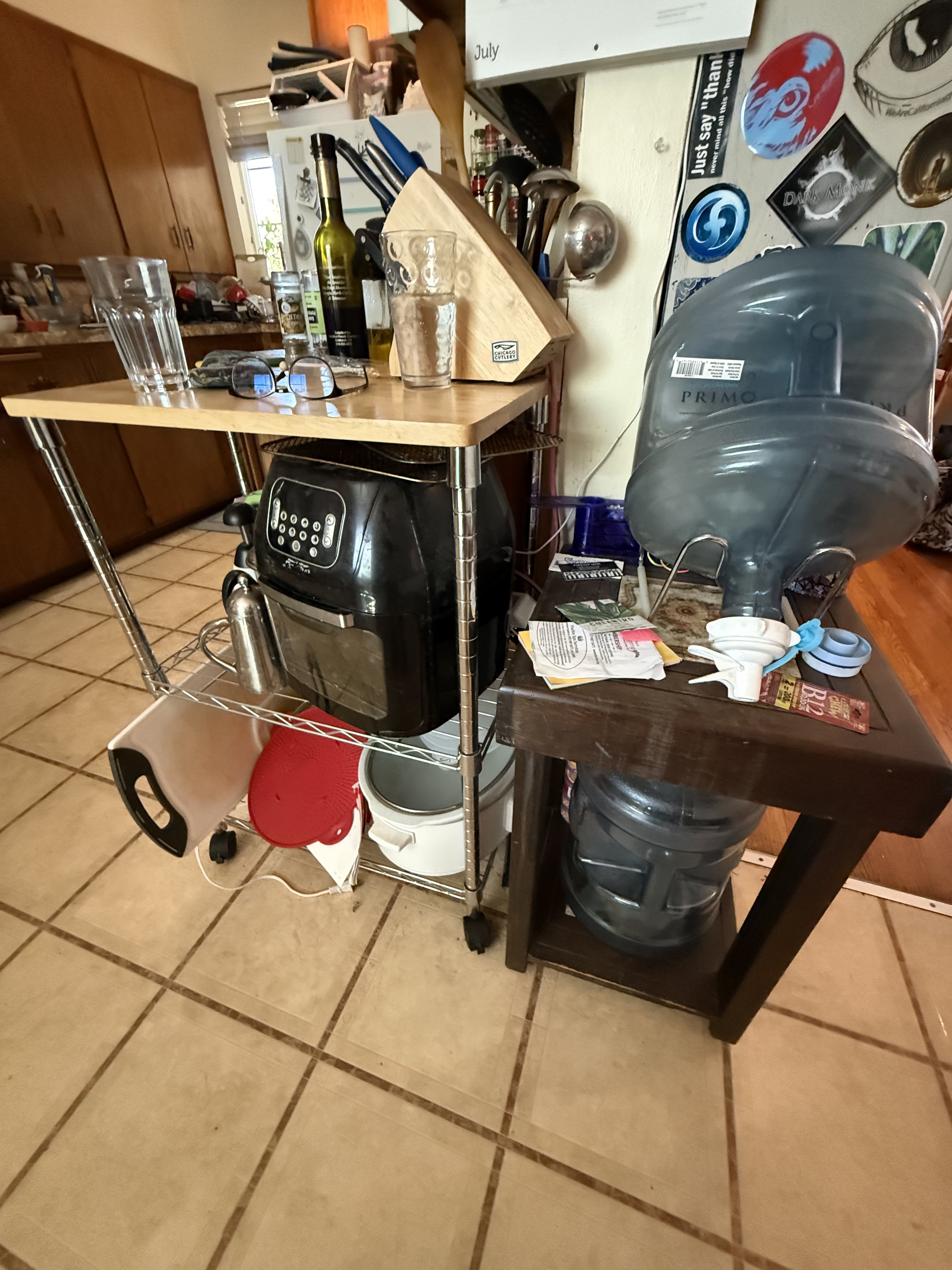 rolling kitchen oranizer
